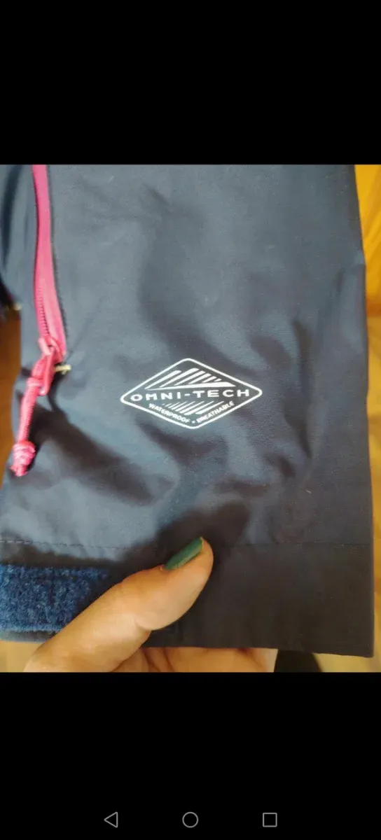 Chaqueta Columbia Azul y Rosa