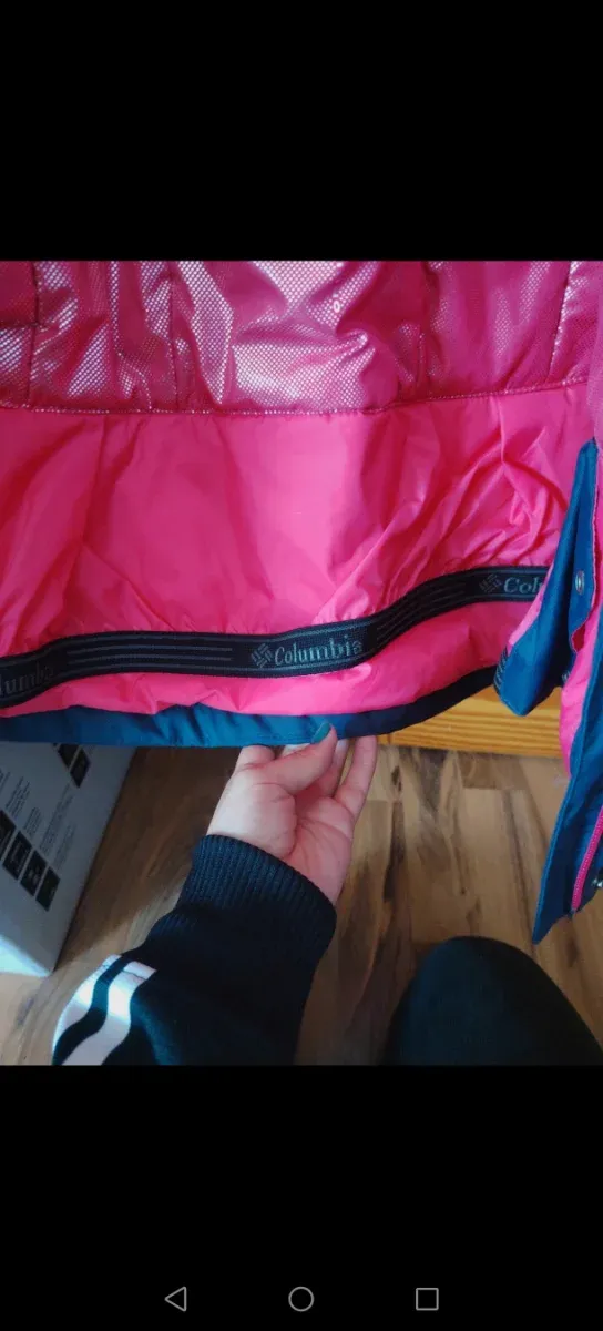 Chaqueta Columbia Azul y Rosa