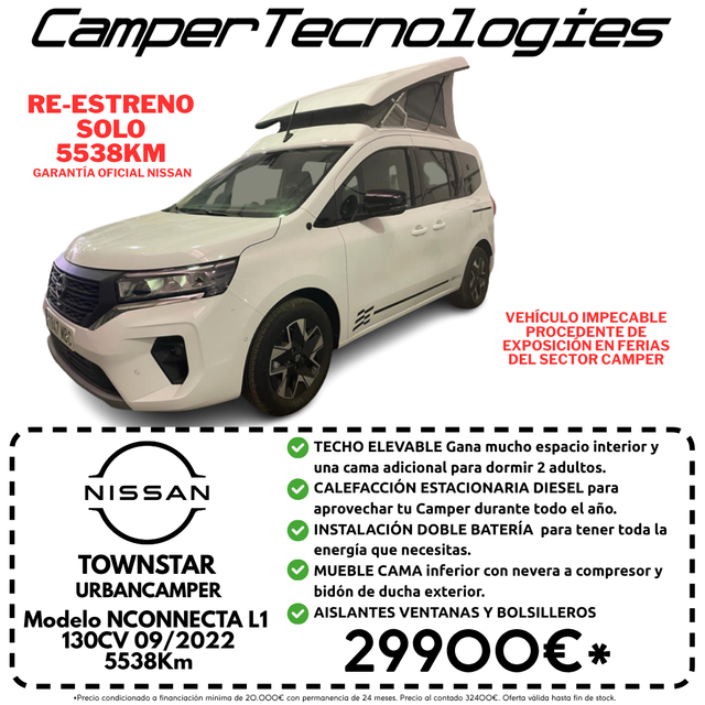 Nissan Townstar CAMPER