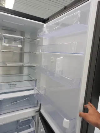 NEVERA SAMSUNG NUEVA CON TARA COLOR INOX OSCURO