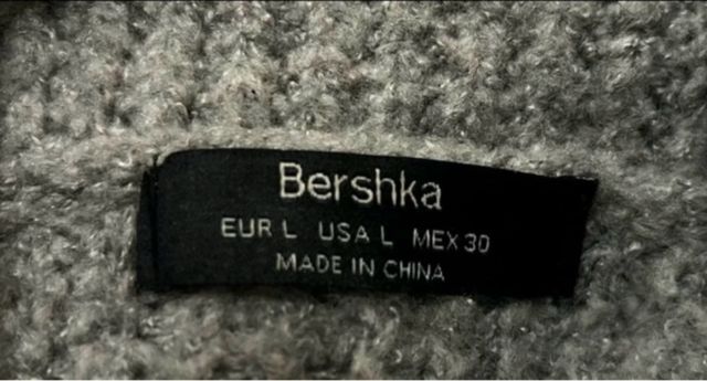 Pull&Bear Maxi Pull Taglia Unica Grigio