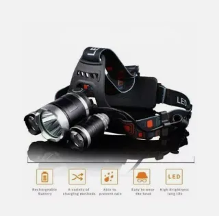 Lampada Frontale LED Ricaricabile