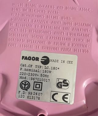 Licuadora Fagor LC.180 Rosa