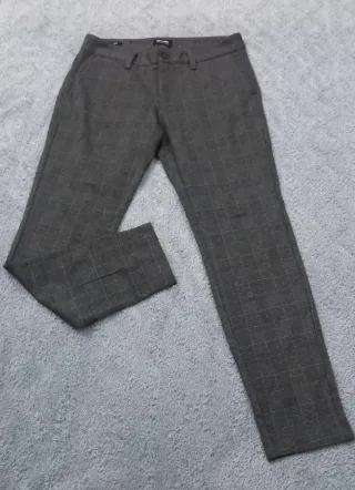 Pantalone chino uomo quadri tg 44