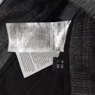 Pantalone chino uomo quadri tg 44