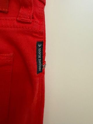 Vaqueros Armani Jeans Rojos Talla 26