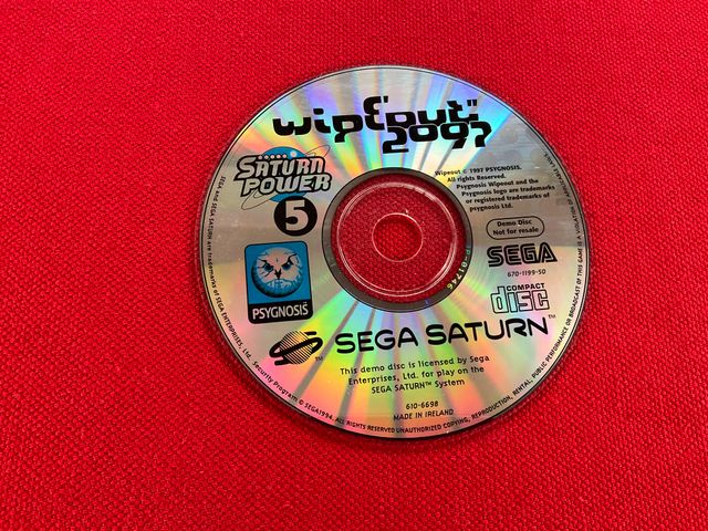 Demo Wipeout 2097 Sega Saturn PAL
