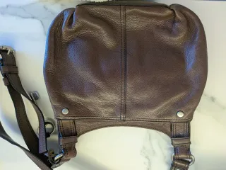 Bolso bandolera Fossil piel marrón