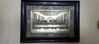 Cuadro La Última Cena en metal