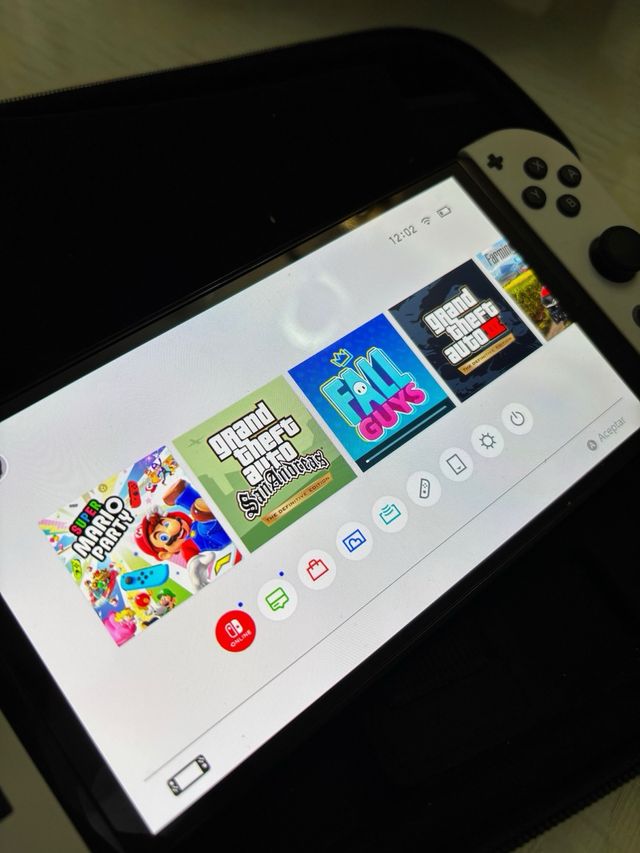Nintendo Switch OLED Blanca con juegos