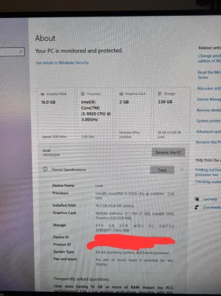 Lenovo Thinkcentre PC Escritorio