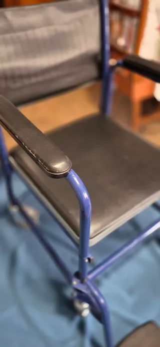 Silla de ruedas con movilidad reducida. Con WC.