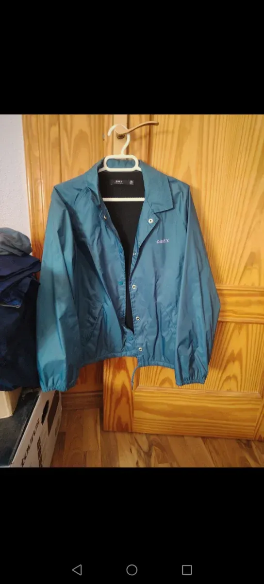 Chaqueta cortavientos Obey azul