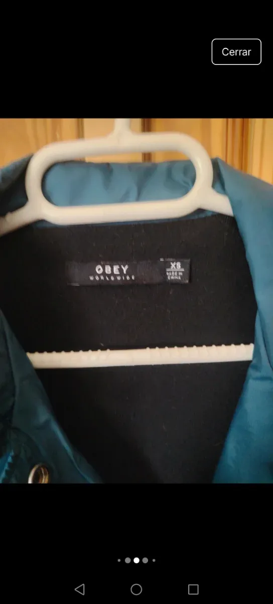 Chaqueta cortavientos Obey azul