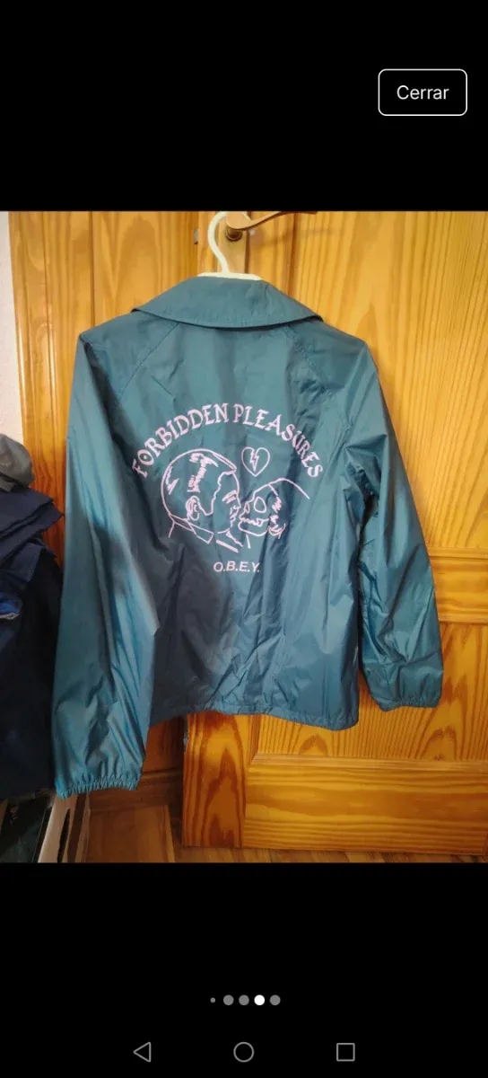 Chaqueta cortavientos Obey azul