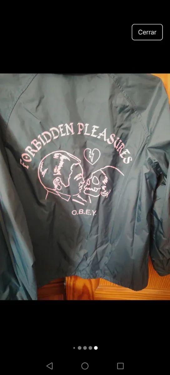 Chaqueta cortavientos Obey azul