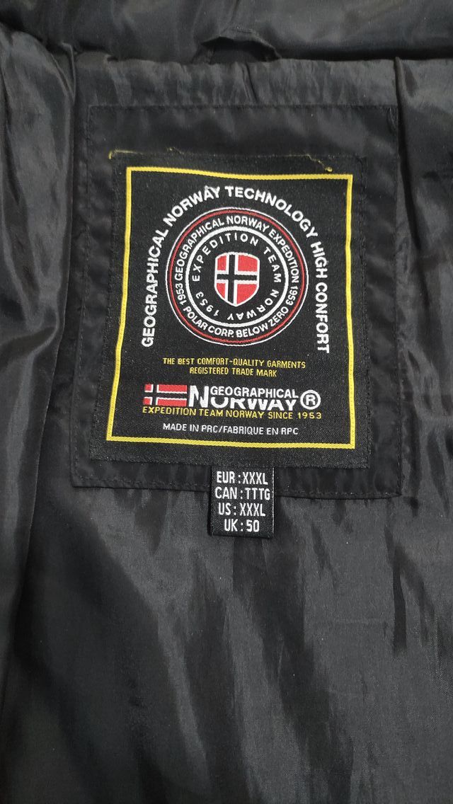 CHAQUETA ANORAK GEOGRAPHICAL NORWAY NEGRA
