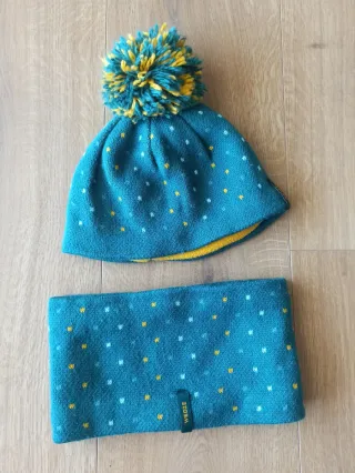 Pack chaqueta, manoplas, gorro y Braga nieve