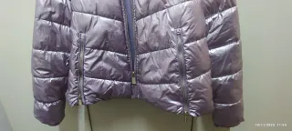 Piumino imbottito lilla