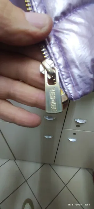 Piumino imbottito lilla