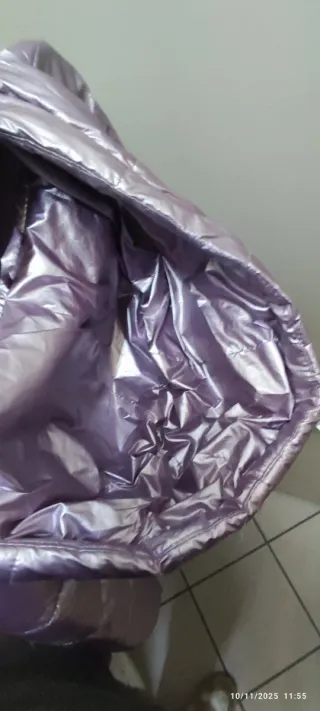 Piumino imbottito lilla