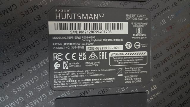 Teclado Razer Huntsman V2