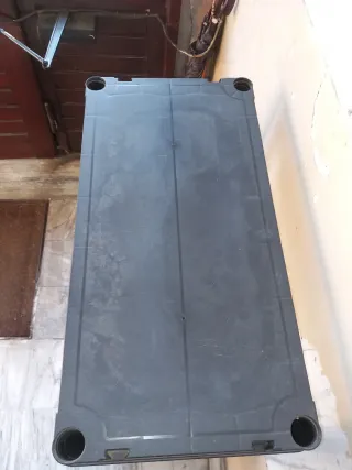 Scaffale 3 ripiani nero