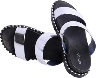 Chanclas AMICHI Mujer Talla 37 Plata