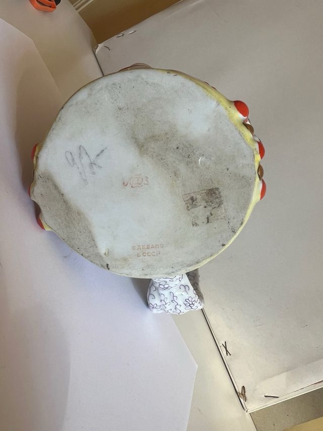 Brocca anni '60 testa donna decorata