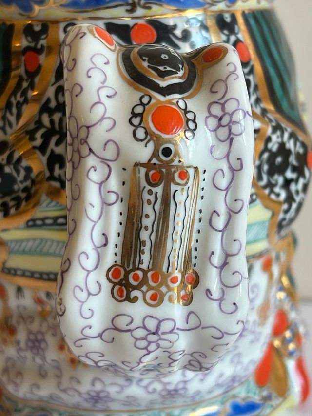 Brocca anni '60 testa donna decorata