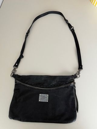 Bolso Hakei Negro Piel