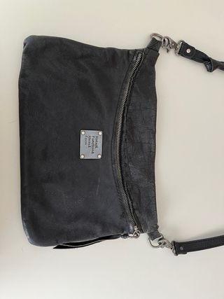 Bolso Hakei Negro Piel