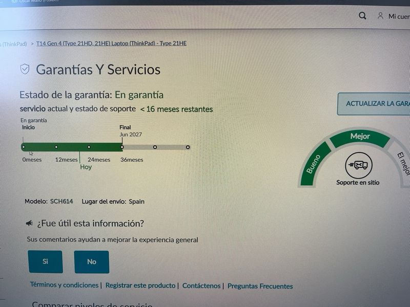 Lenovo ThinkPad T14 Gen 4 i7 32GB RAM 1TB táctil afbeelding 3