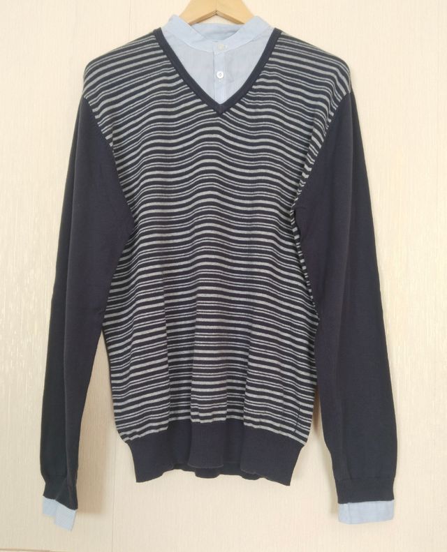 Jersey efecto camisa Adolfo Domínguez