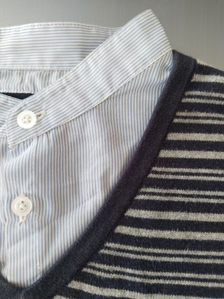 Jersey efecto camisa Adolfo Domínguez