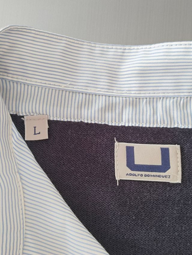 Jersey efecto camisa Adolfo Domínguez