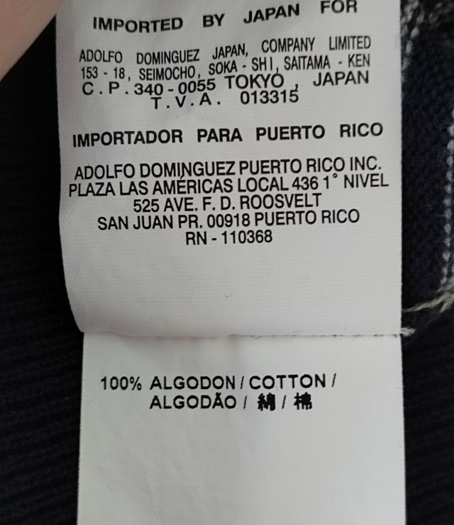 Jersey efecto camisa Adolfo Domínguez