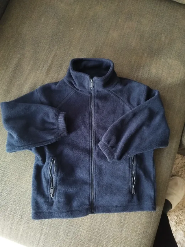 Chaqueta polar azul T 3-4