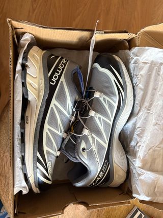 Salomon XT6 Talla 40 Gris/Blanco