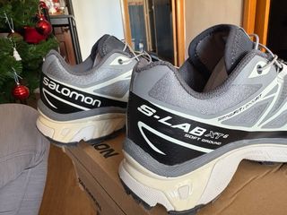 Salomon XT6 Talla 40 Gris/Blanco
