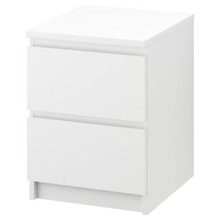 Cassettiera MALM 2 cassetti, bianco