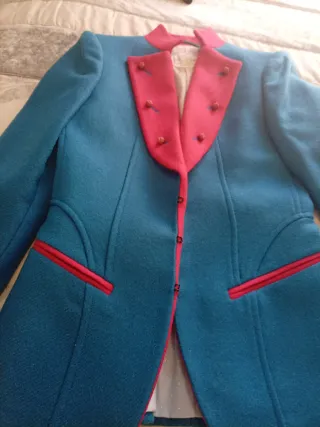 Elegante chaqueta British Chic.de lana fría.