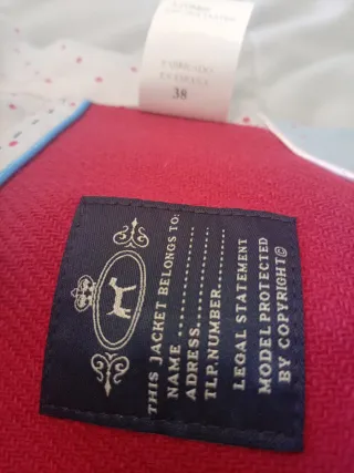 Elegante chaqueta British Chic.de lana fría.