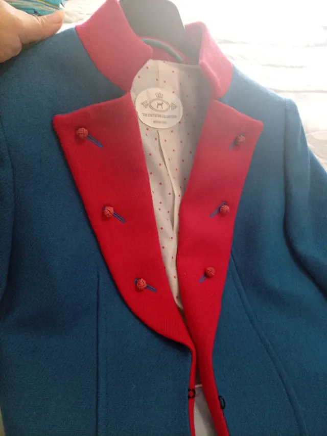 Elegante chaqueta British Chic.de lana fría.