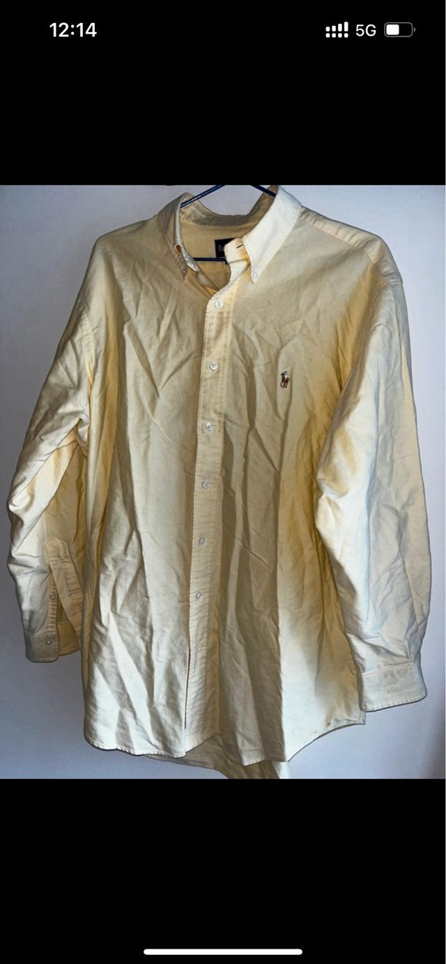 Camisa Ralph Lauren Vintage Amarilla