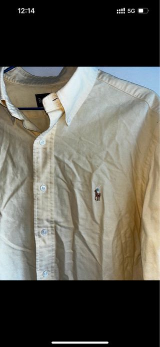 Camisa Ralph Lauren Vintage Amarilla