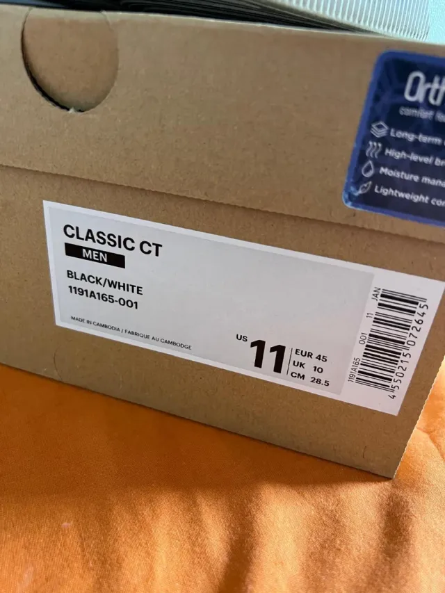 Zapatillas Asics Classic CT Negras Talla 45