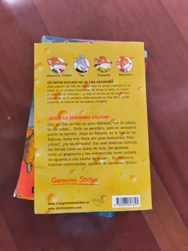 Un ratón educado no se tira ratopedos: Geronimo...