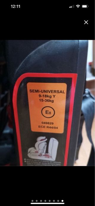 Silla de coche infantil