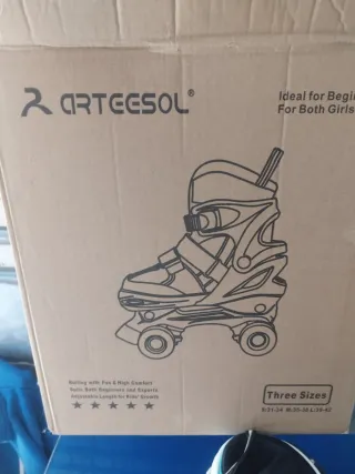 Patines 4 Ruedas Ajustables Niños